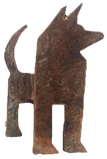 Unknown - Small bronze dog